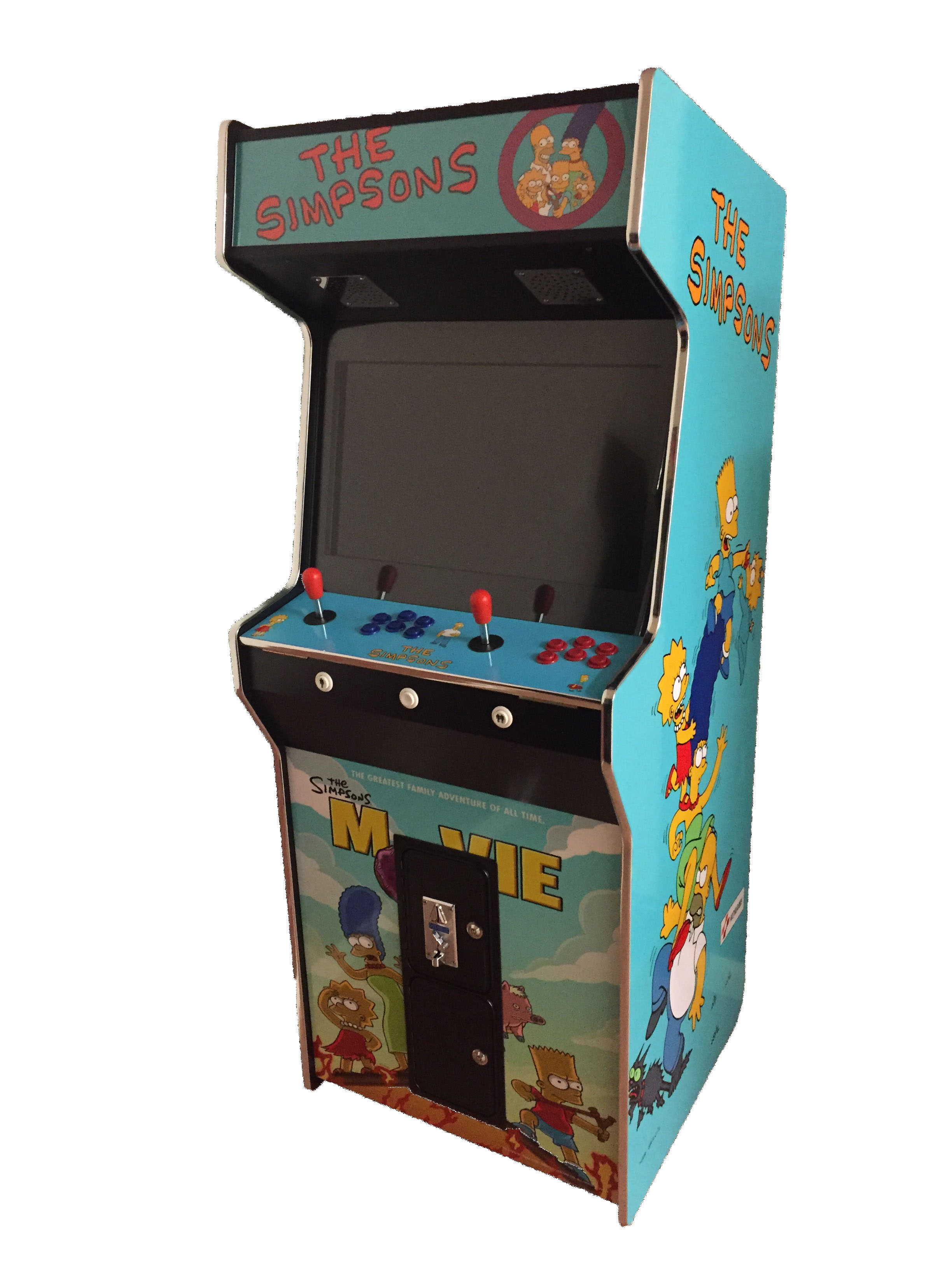 Arcade Rewind 3500 Game Upright Arcade Machine Simpsons