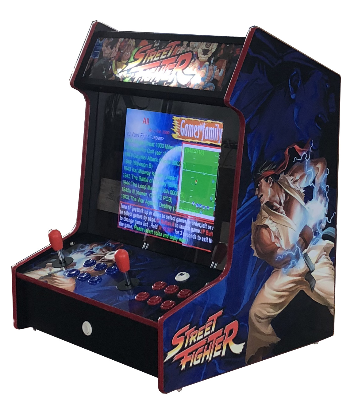 Arcade Rewind 3500 Game Bar Top Arcade Machine With 19 Screen