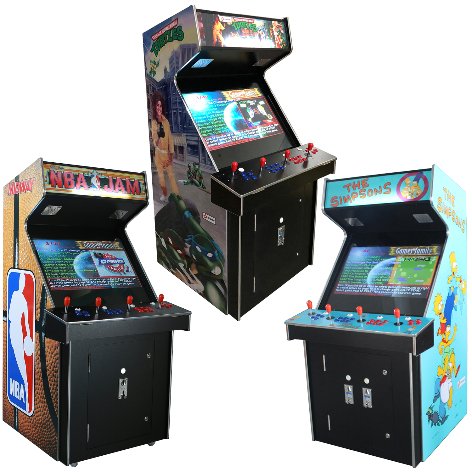 3500 Game Traditional Style Upright Arcade Machine